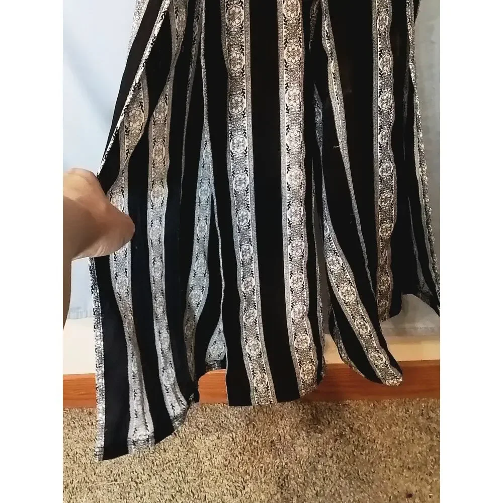 Crystal Sky; Black and Gray jumpsuit